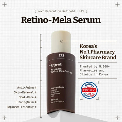 Dr. Reju-All Advanced Retino-Mela Serum 30ml