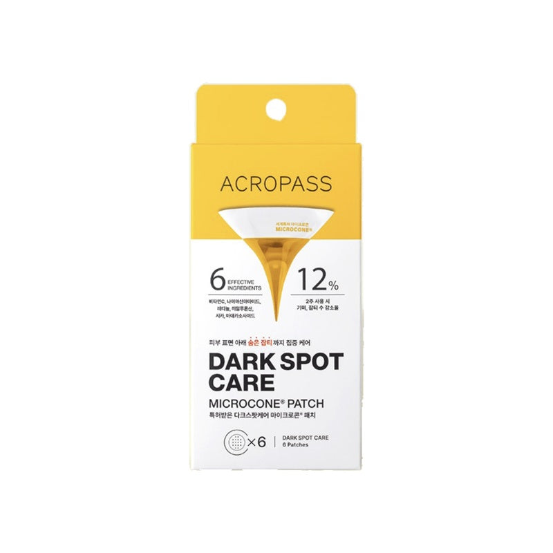 ACROPASS Dark Spot Care: confezione da 6 patch con microconi