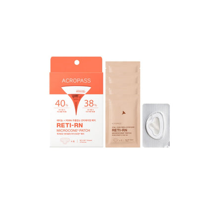 ACROPASS Reti-RN T-Shape: confezione da 4 patch e bustina monouso