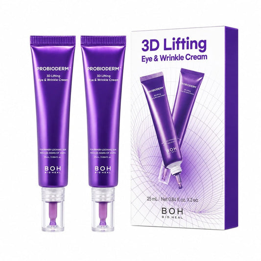 BIOHEAL BOH Probioderm 3D Lifting Eye & Wrinkle Cream – 2 × 25 ml