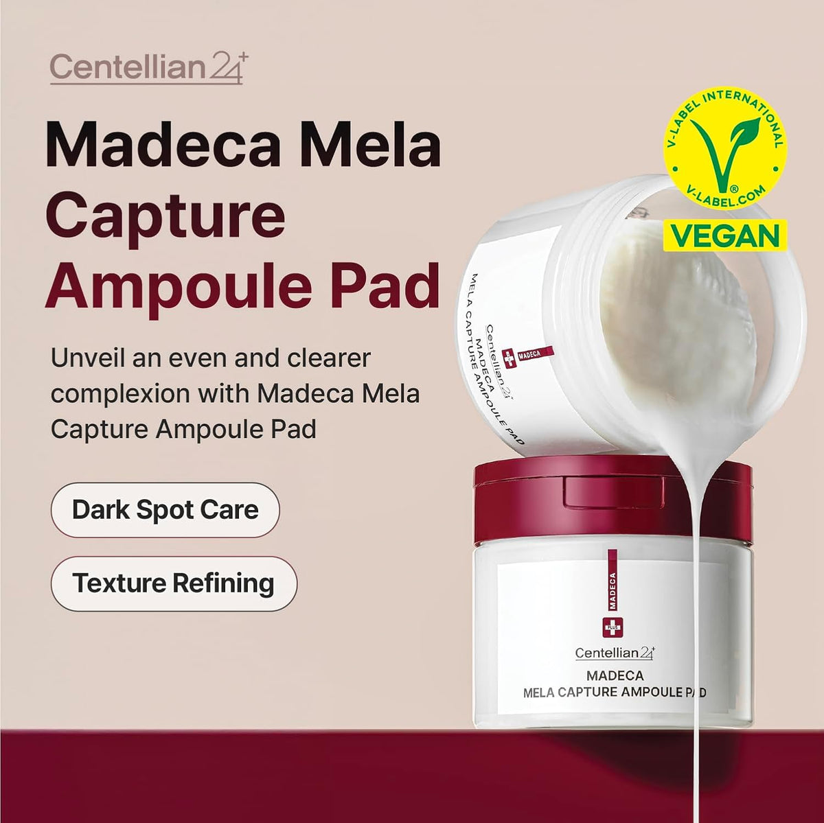 Centellian24 Madeca Mela Capture Ampoule Pad – 60 dischetti / 165 ml - dettaglio e utilizzo