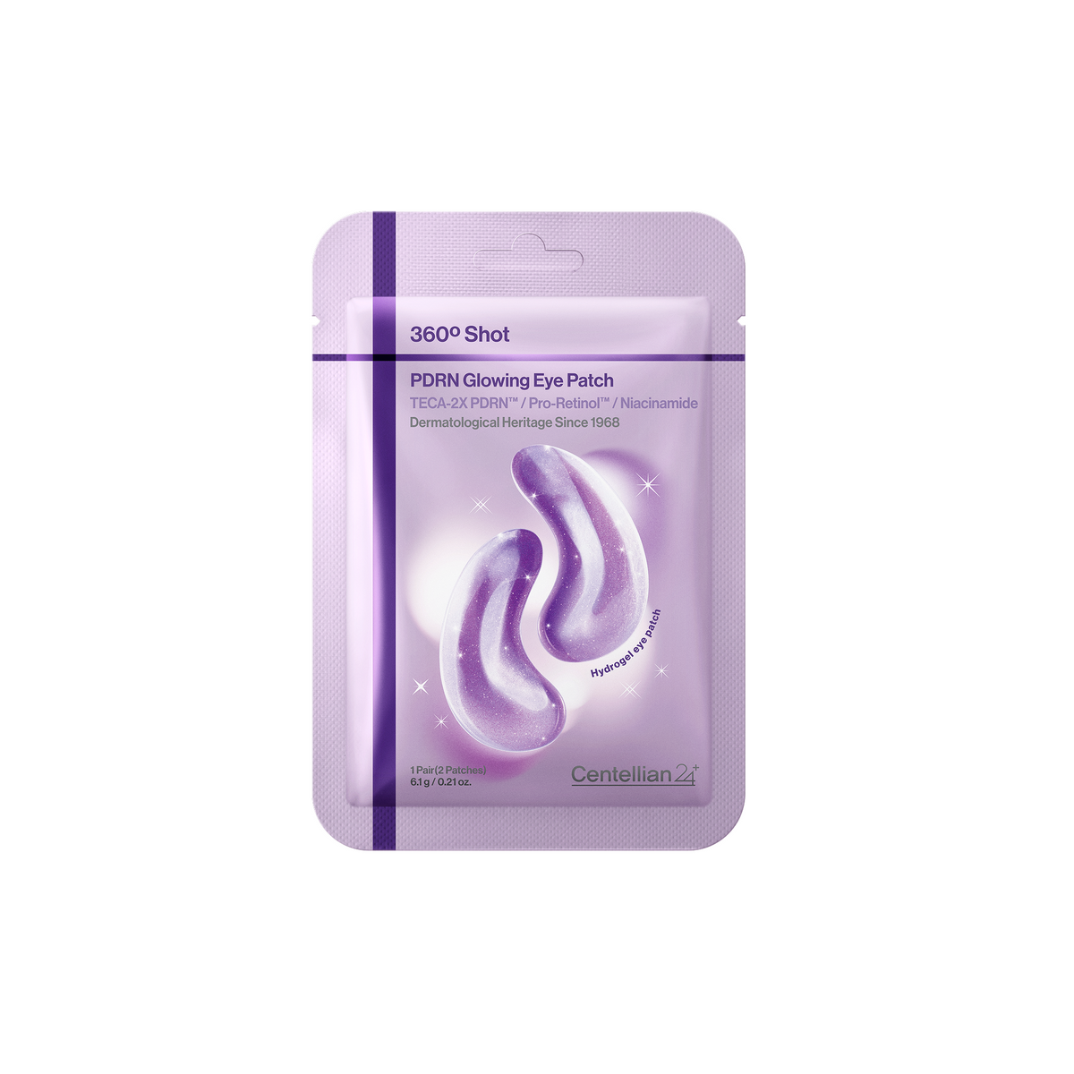Centellian24 360° Shot PDRN Glowing Eye Patch – 6 paia (12 patch) - dettaglio e utilizzo
