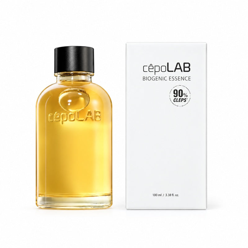 cepoLAB Biogenic Essence 90% – 100 ml – confezione su fondo bianco
