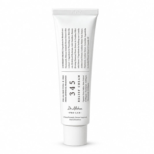 Dr. Althea 345 Relief Cream – Crema Viso Lenitiva 50 ml - confezione su fondo bianco