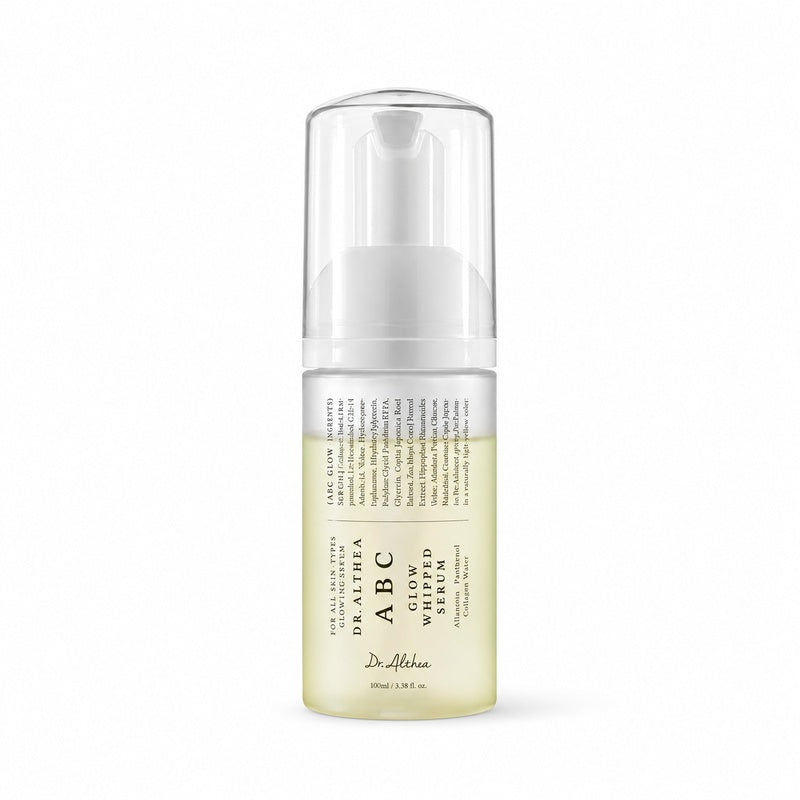 Dr. Althea ABC Glow Whipped Serum – Siero in Mousse 100 ml - confezione su fondo bianco