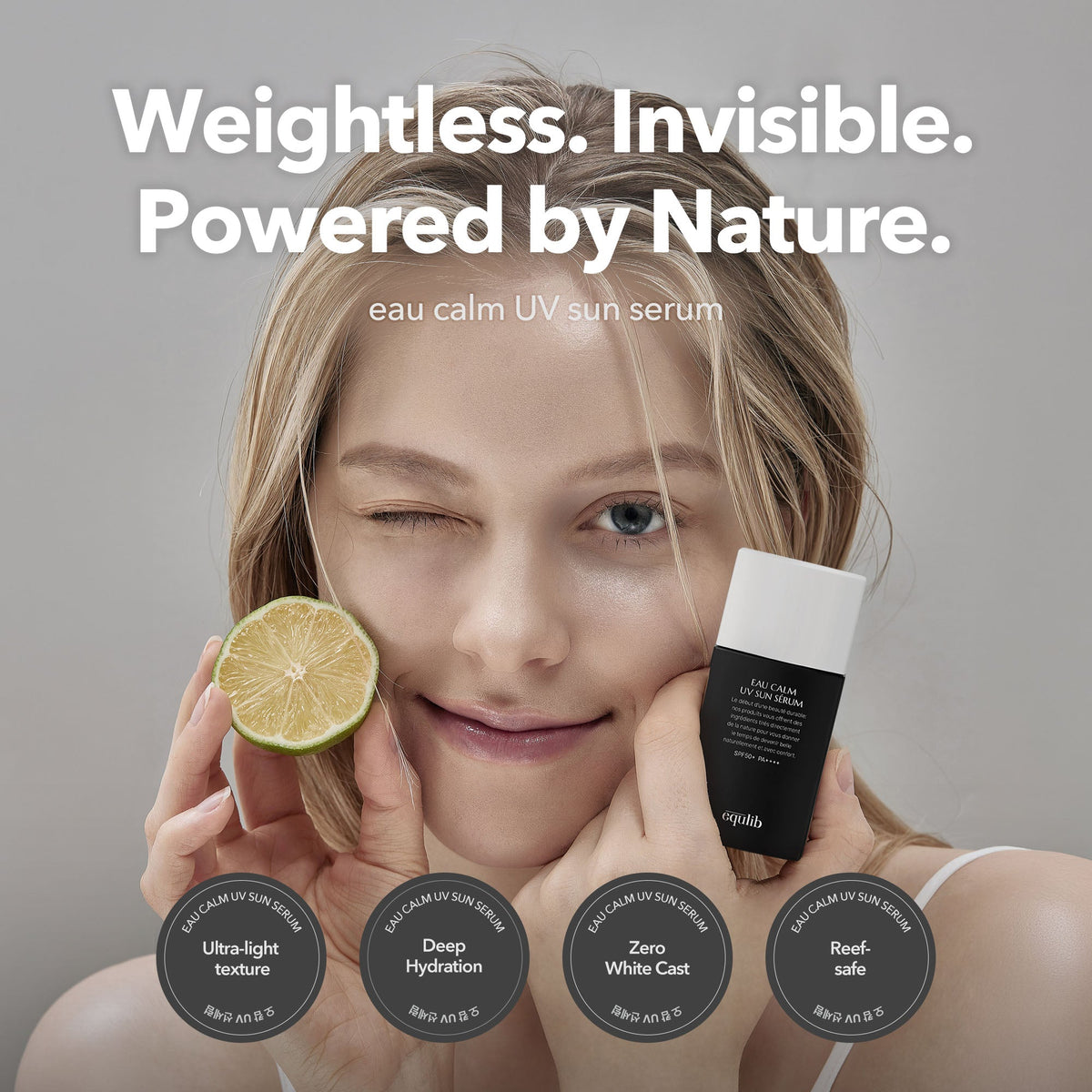 equlib EAU CALM UV SUN SERUM – immagine 2 Onsemiro