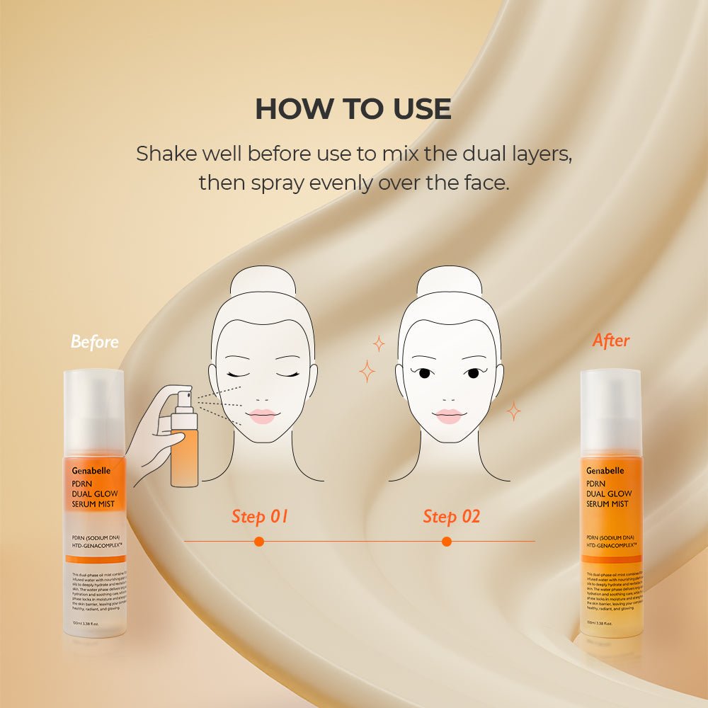 PDRN Dual Glow Serum Mist – dettagli 2