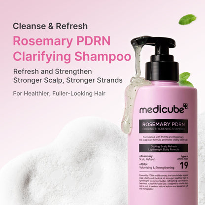 Medicube Rosemary PDRN Cooling Thickening Shampoo – 400 ml – dettaglio 1