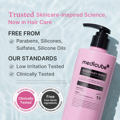 Medicube Rosemary PDRN Cooling Thickening Shampoo – 400 ml – dettaglio 3