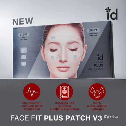 idPLACOSMETICS Face Fit Plus Patch V3 – 4 trattamenti – immagine del fornitore 2