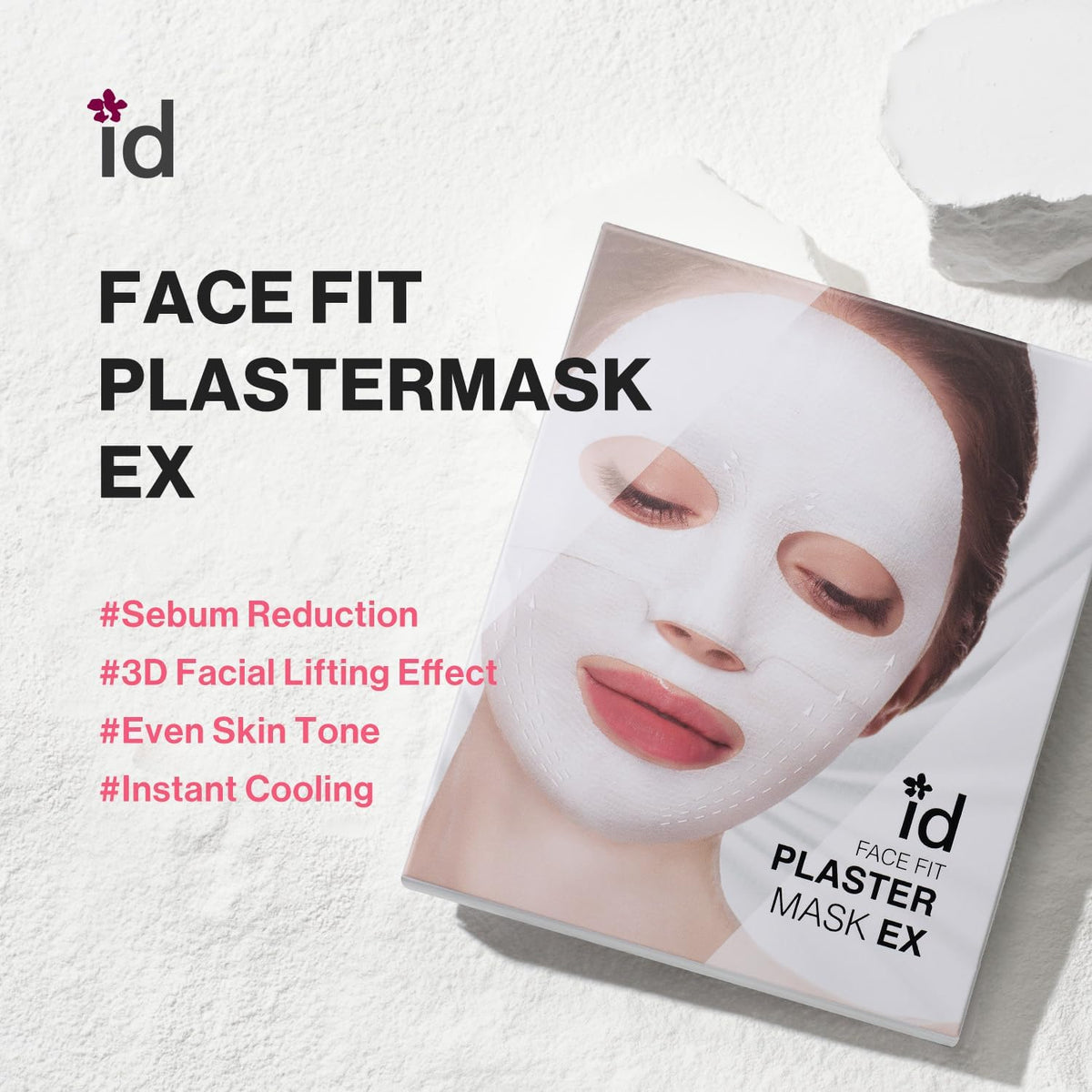 ID.AZ Face Fit Plaster Mask EX – 4 maschere – immagine del fornitore 2