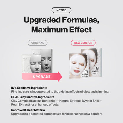 ID.AZ Face Fit Plaster Mask EX – 4 maschere – immagine del fornitore 3