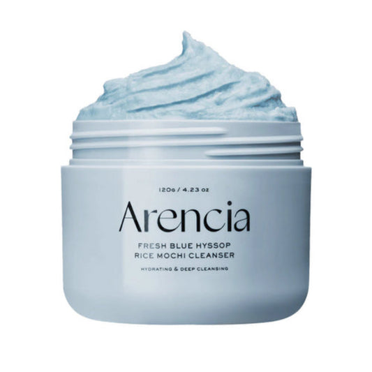 Arencia Fresh Blue Hyssop Rice Mochi Cleanser 120g