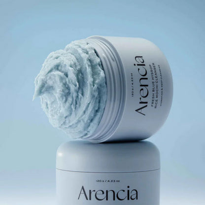 Arencia Fresh Blue Hyssop Rice Mochi Cleanser 120g