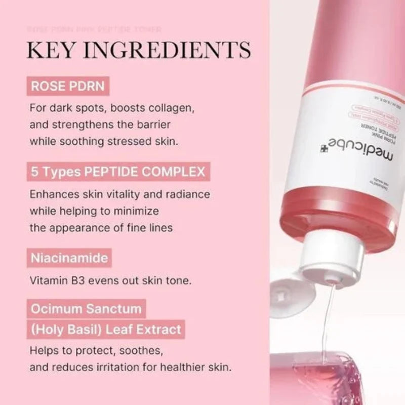 Medicube PDRN Pink Cica Soothing Toner – 250 ml – dettaglio 4