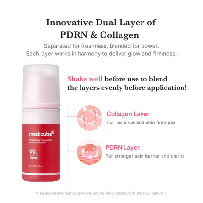 Medicube PDRN Pink Collagen Bubble Serum – 95 ml – dettaglio 5