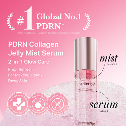 PDRN Pink Collagen Glow Jelly Mist Serum – dettagli e utilizzo 1