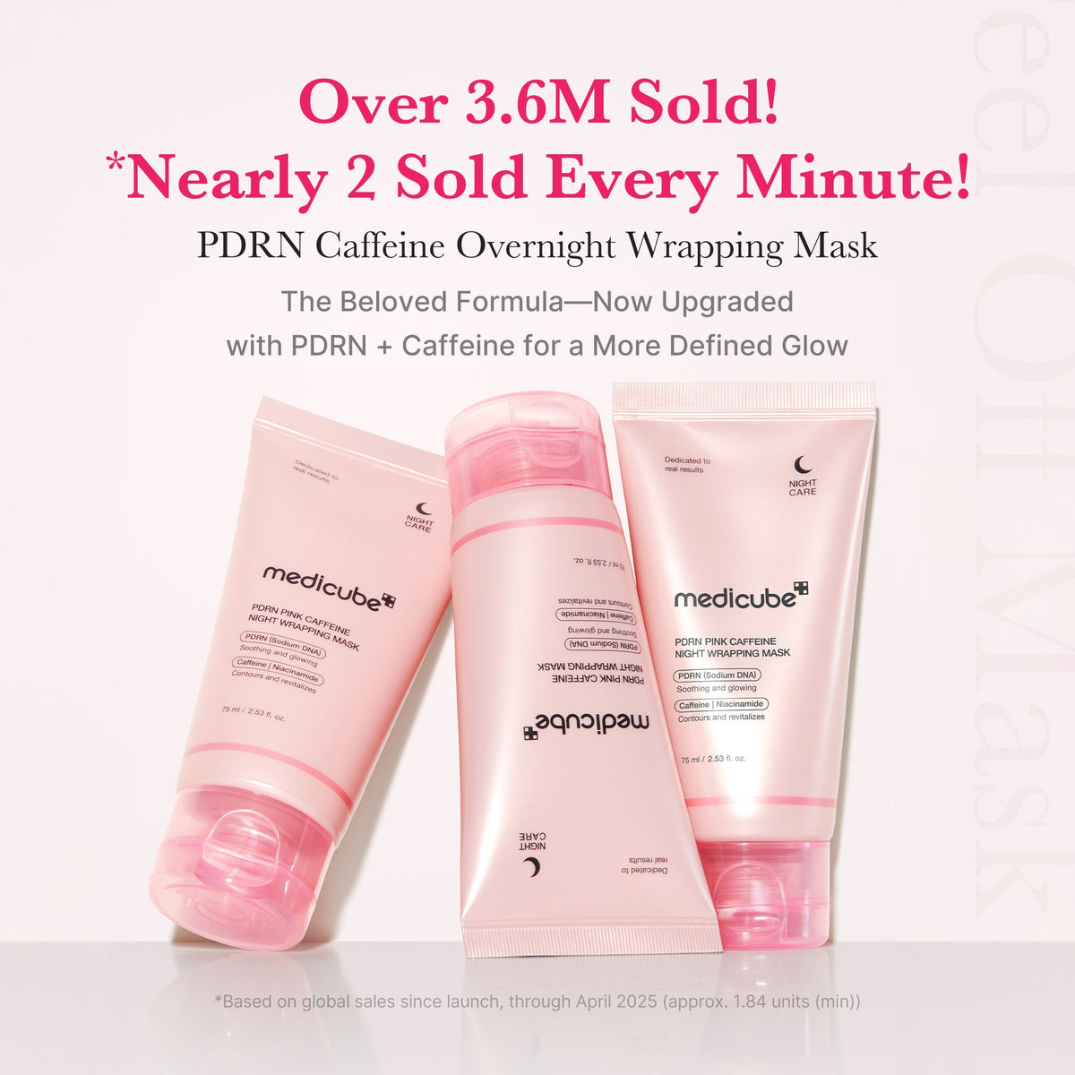 Medicube PDRN Pink Caffeine Night Wrapping Mask – 75 ml – dettaglio 1