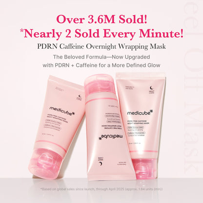Medicube PDRN Pink Caffeine Night Wrapping Mask – 75 ml – dettaglio 1