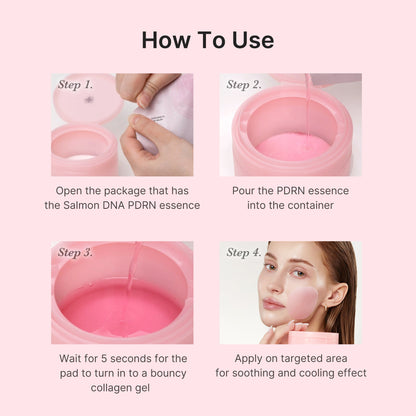 PDRN Pink Collagen Toning Gel Toner Pad – dettagli e utilizzo 4