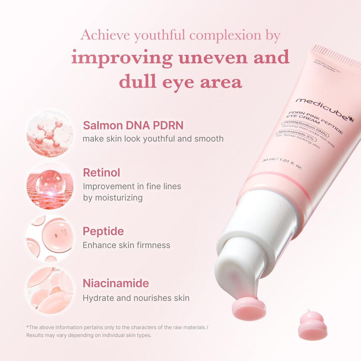 Medicube PDRN Pink Peptide Eye Cream – 30 ml – dettaglio 2