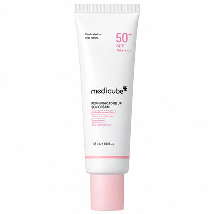 Medicube PDRN Pink Tone Up Sun Cream SPF50+ PA++++ – 50 ml – confezione