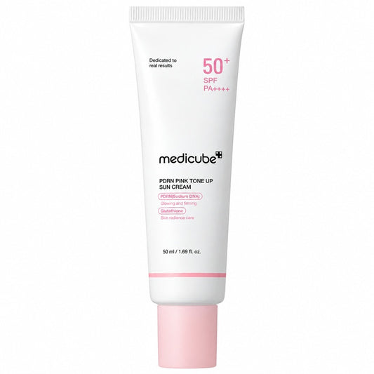 Medicube PDRN Pink Tone Up Sun Cream SPF50+ PA++++ – 50 ml – confezione
