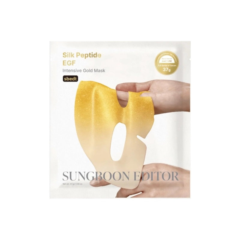 Sungboon Editor Silk Peptide EGF Intensive Gold Mask – 1 maschera da 37 g