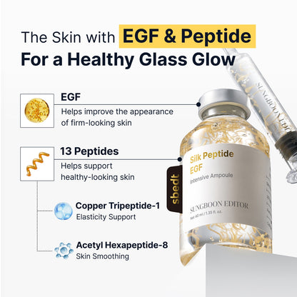 Sungboon Editor Silk Peptide EGF Intensive Ampoule – 40 ml