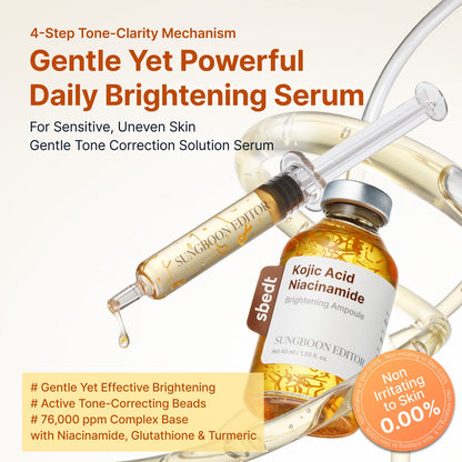 Sungboon Editor Kojic Acid Niacinamide Brightening Ampoule – 40 ml – dettaglio 2