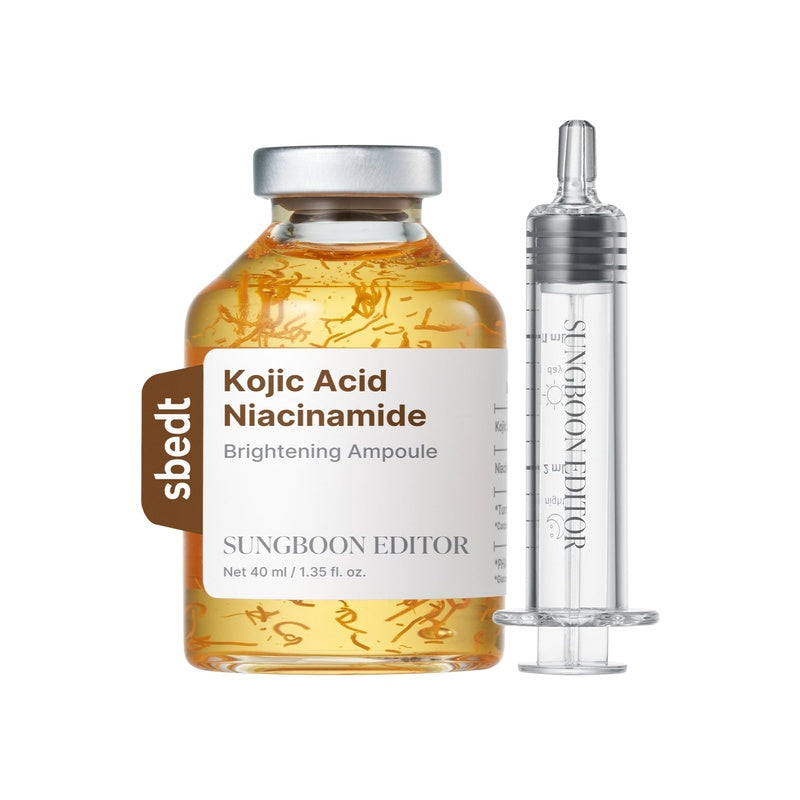 Sungboon Editor Kojic Acid Niacinamide Brightening Ampoule – 40 ml – confezione