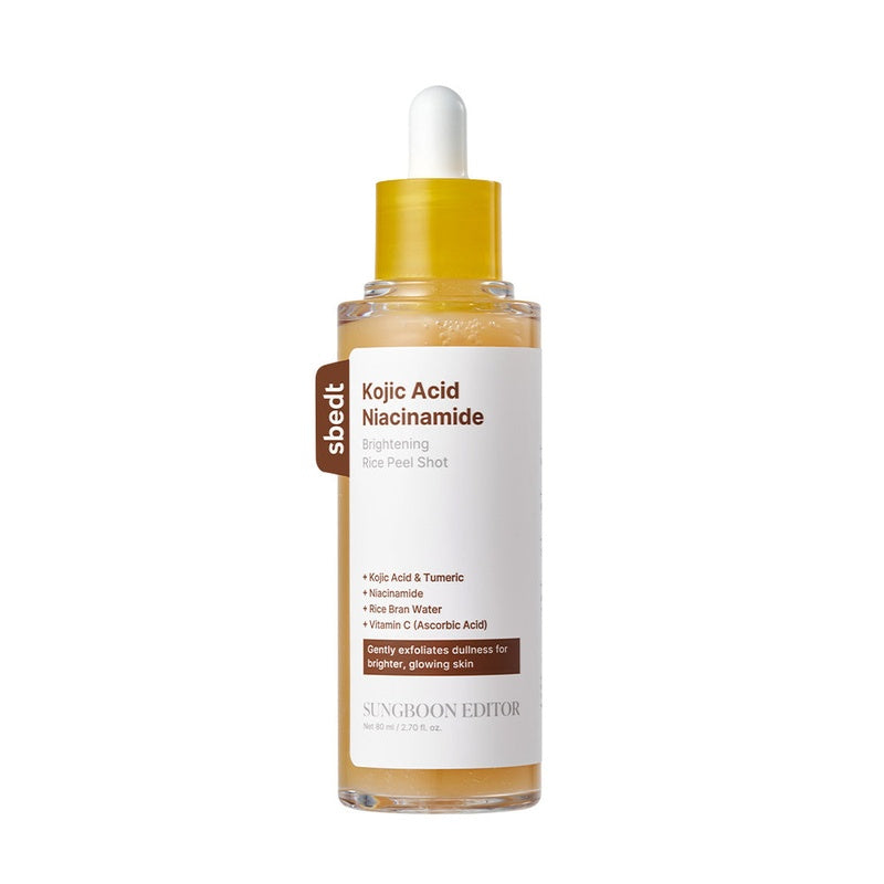 Sungboon Editor Kojic Acid Niacin Brightening Rice Peel Shot – 80 ml – confezione