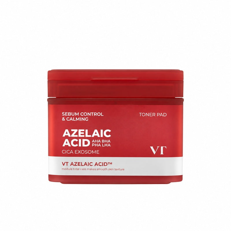 VT Cosmetics AZ Care Toner Pad – 60 dischetti – fondo bianco