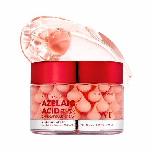 VT Cosmetics Azelaic Acid Care Capsule Cream – 50 ml – fondo bianco