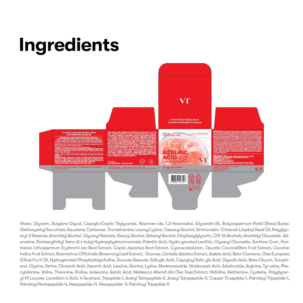 VT Cosmetics Azelaic Acid Care Capsule Cream – 50 ml – foto del fornitore 7