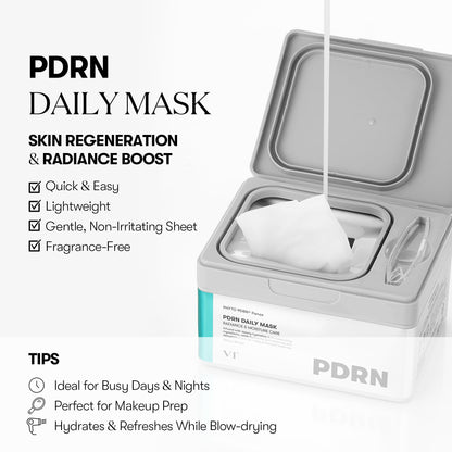 VT Cosmetics PDRN Daily Mask – 30 Maschere Viso – dettaglio 1