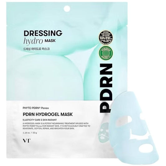 VT Cosmetics PDRN Hydrogel Mask – 33 g · 1 maschera