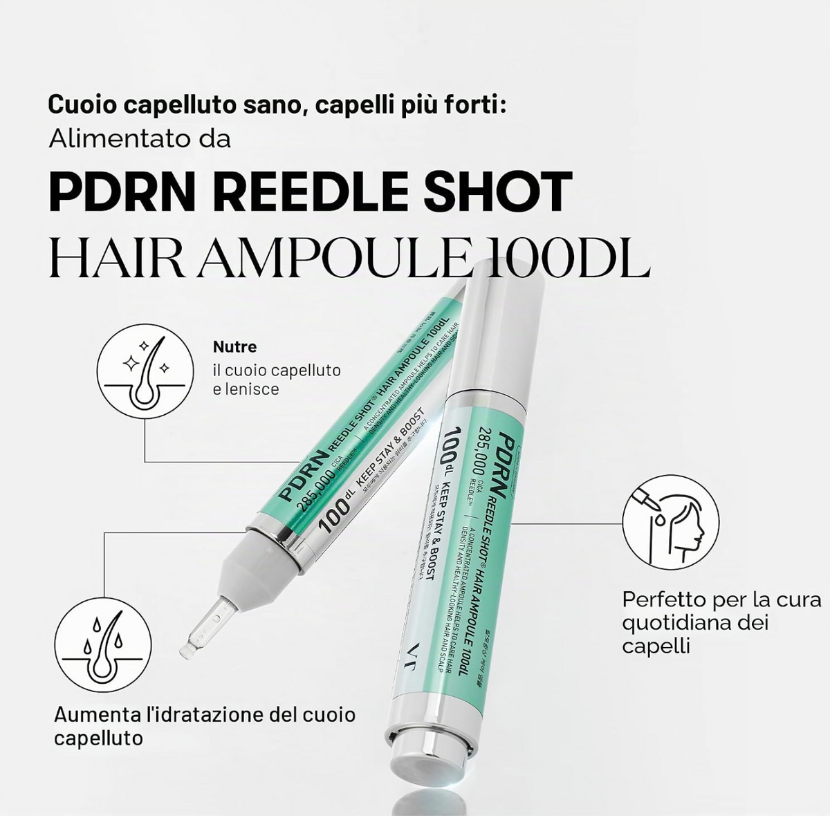VT PDRN REEDLE SHOT HAIR AMPOULE 300dL – immagine 2