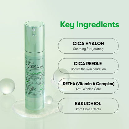 VT Cosmetics Reti-A Reedle Shot 100 – Siero al Retinolo 50 ml – dettaglio 3
