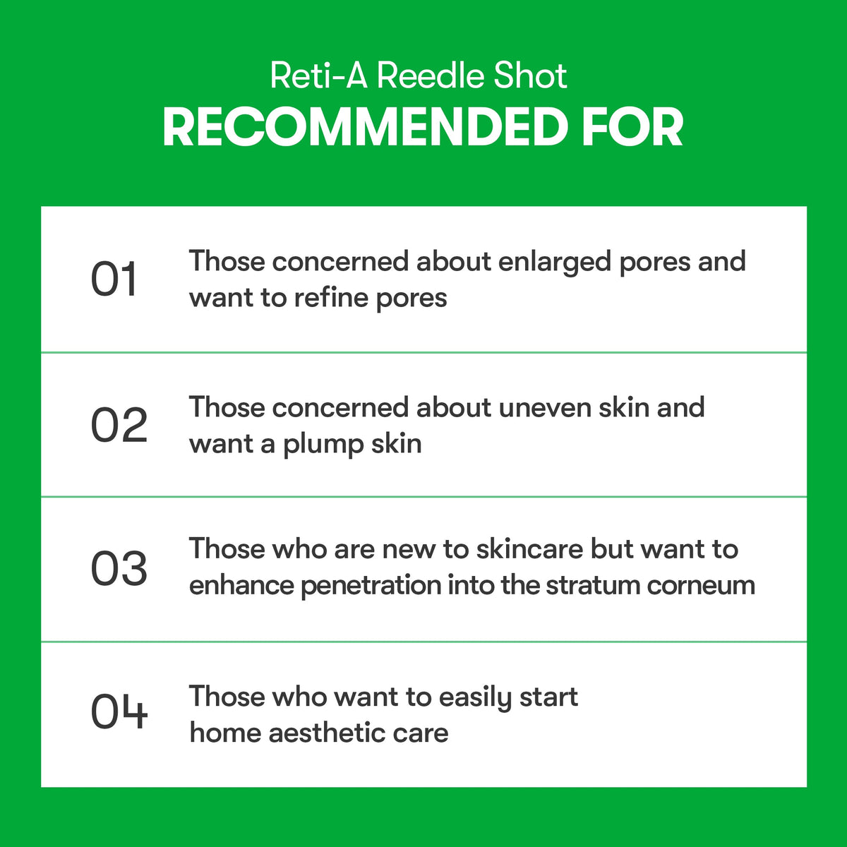 VT Cosmetics Reti-A Reedle Shot 100 – Siero al Retinolo 50 ml – dettaglio 6