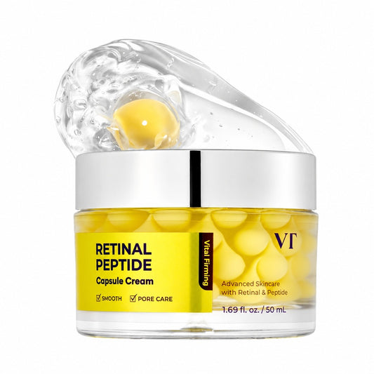 VT Cosmetics Retinal Peptide Capsule Cream – 50 ml – confezione su fondo bianco