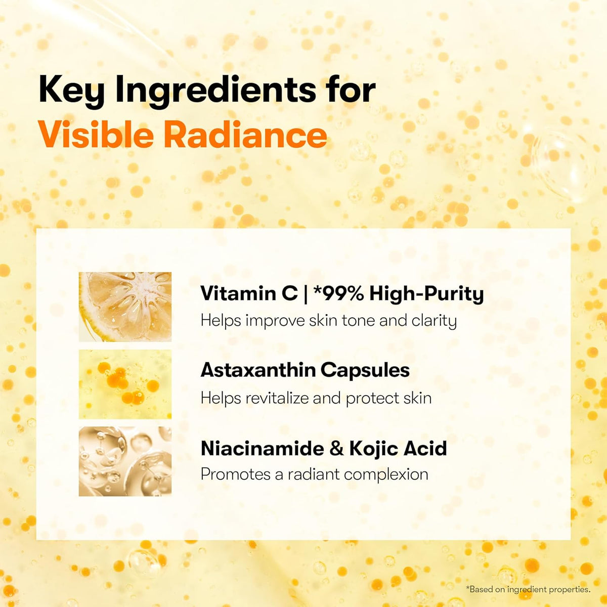 VT Cosmetics Vitamin C Astaxanthin Serum – 30 ml – foto del fornitore 4